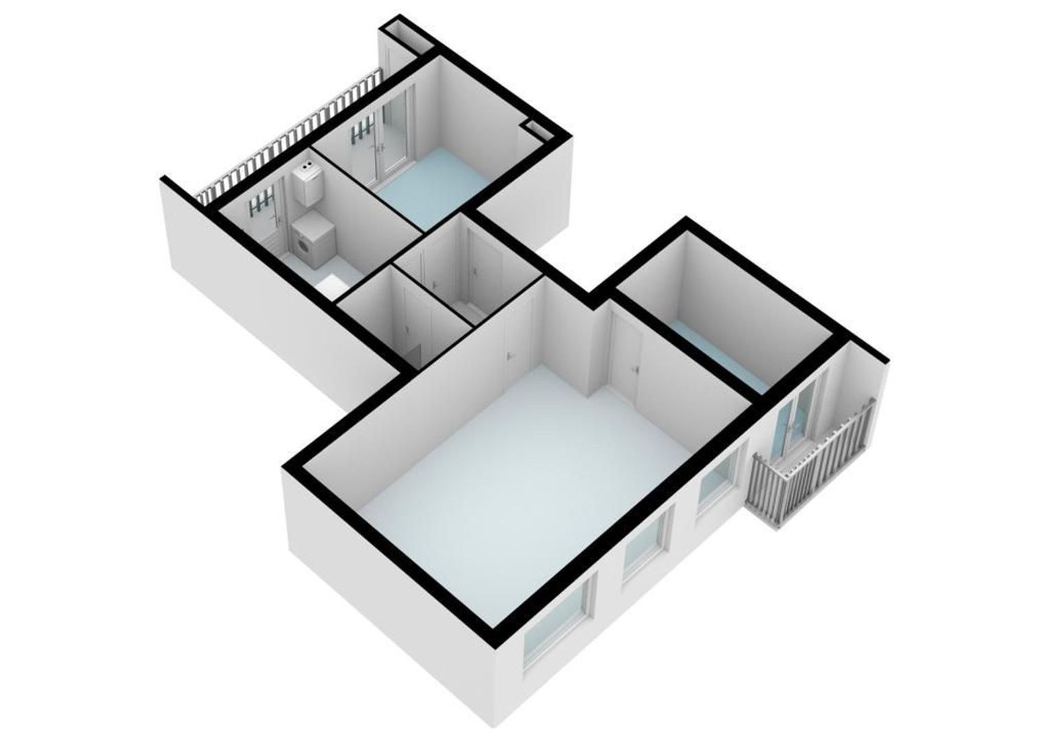 Uiterwaardenstraat 60 1, Amsterdam plattegrond-1