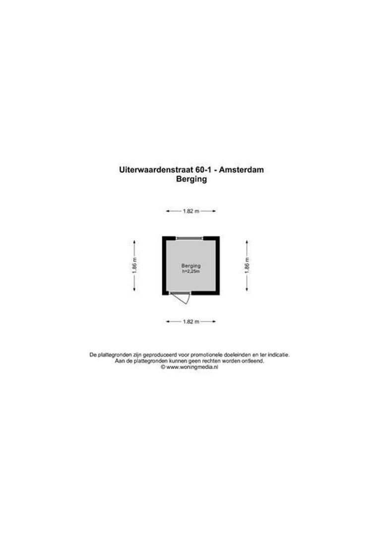 Uiterwaardenstraat 60 1, Amsterdam plattegrond-3