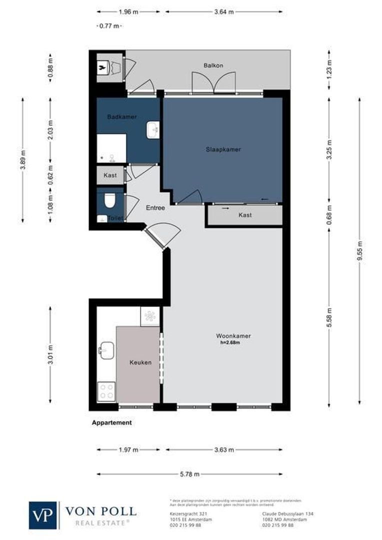 Van Spilbergenstraat 63 1, Amsterdam plattegrond-0