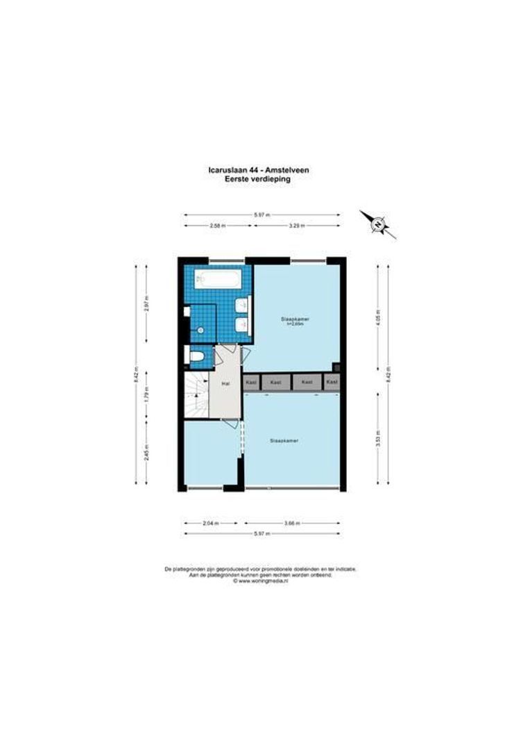 Icaruslaan 44, Amstelveen plattegrond-3