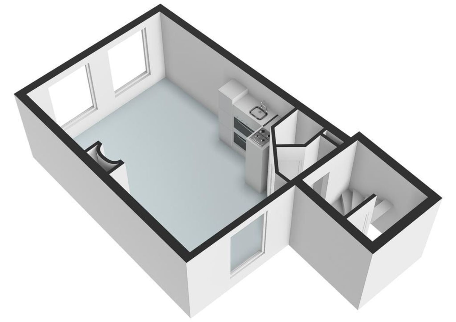 Keizersgracht 768 B, Amsterdam plattegrond-1