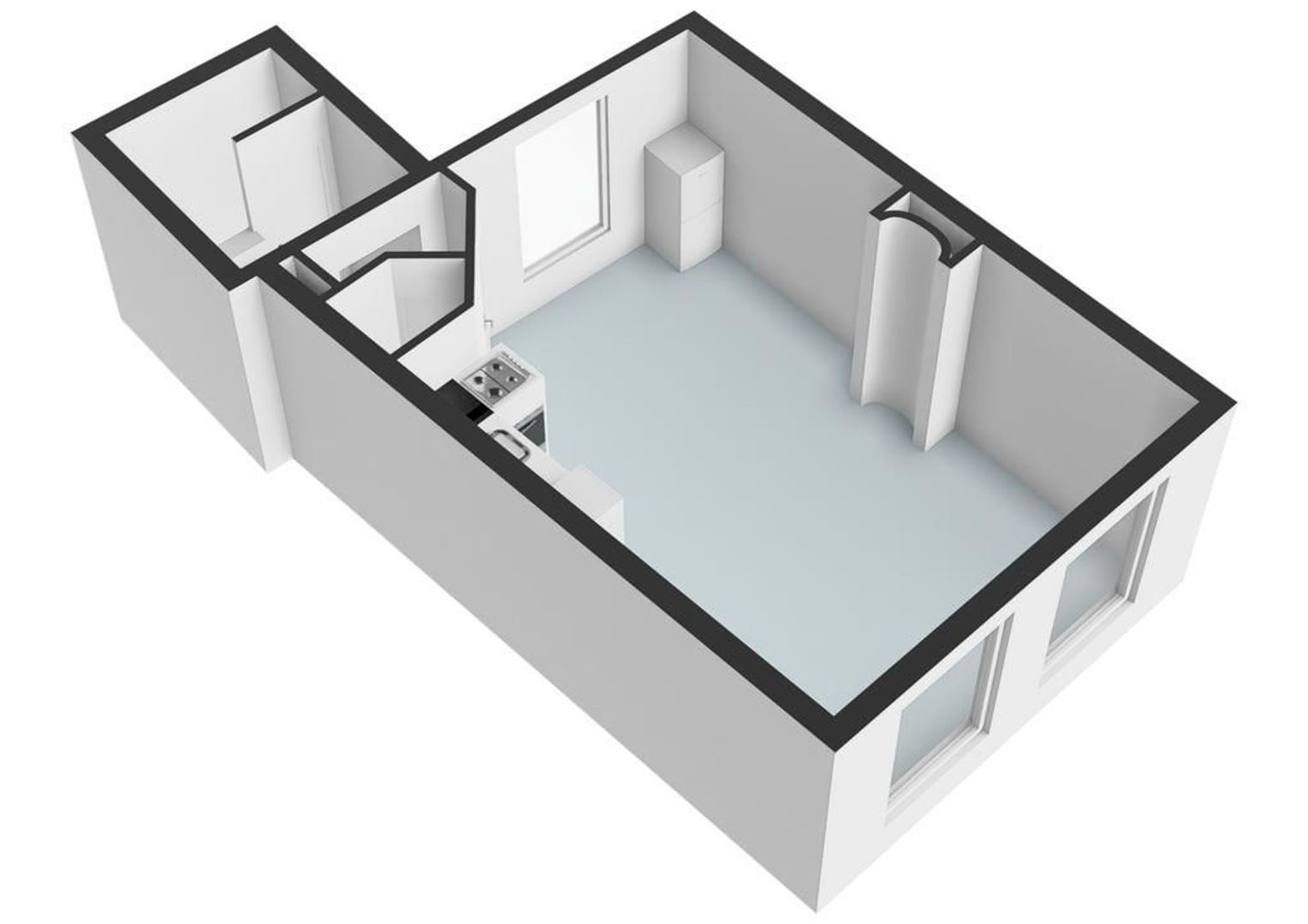 Keizersgracht 768 B, Amsterdam plattegrond-2