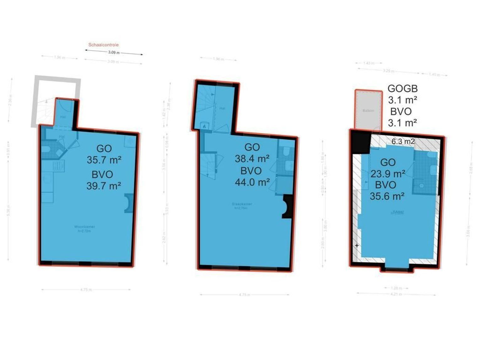 Keizersgracht 768 B, Amsterdam plattegrond-3