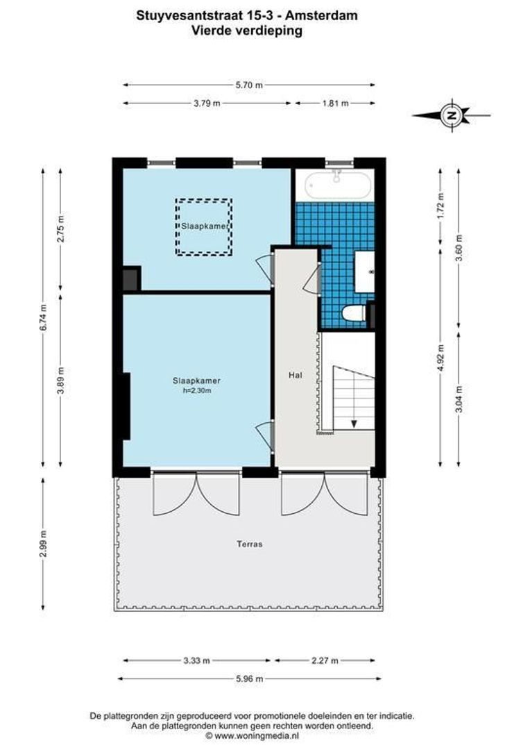 Stuyvesantstraat 15 3, Amsterdam plattegrond-7
