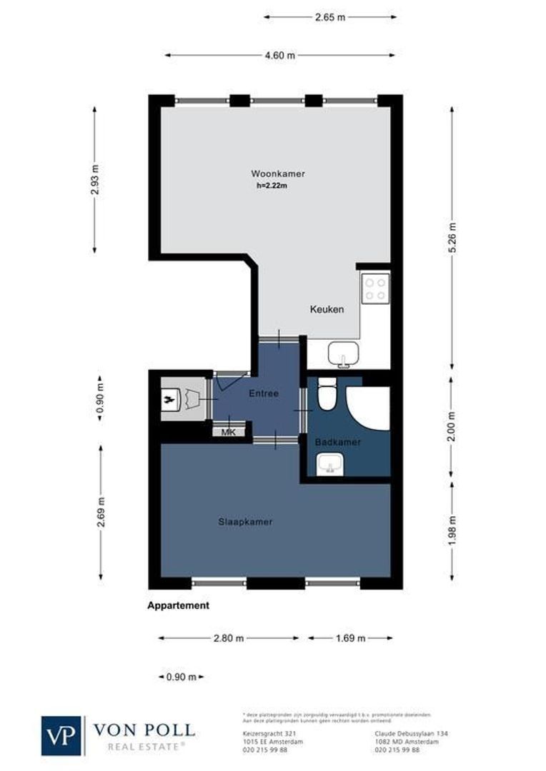 Lindengracht 169 C, Amsterdam plattegrond-0