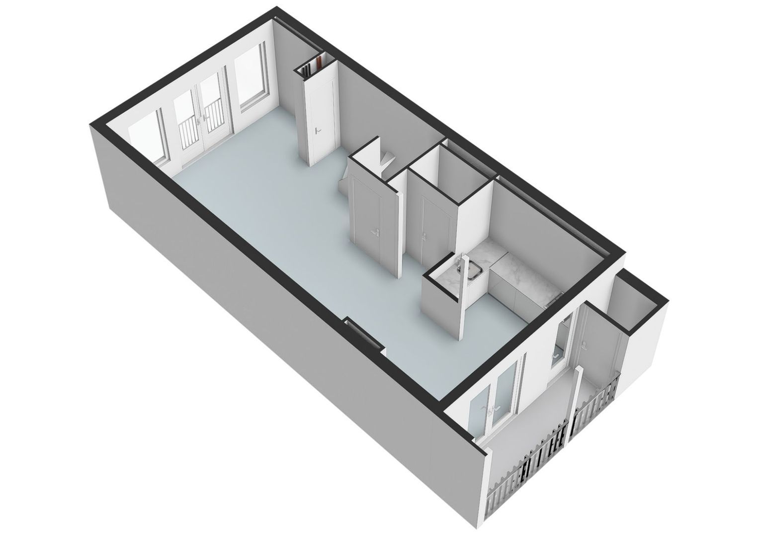 Van der Hoopstraat 99 3, Amsterdam plattegrond-1