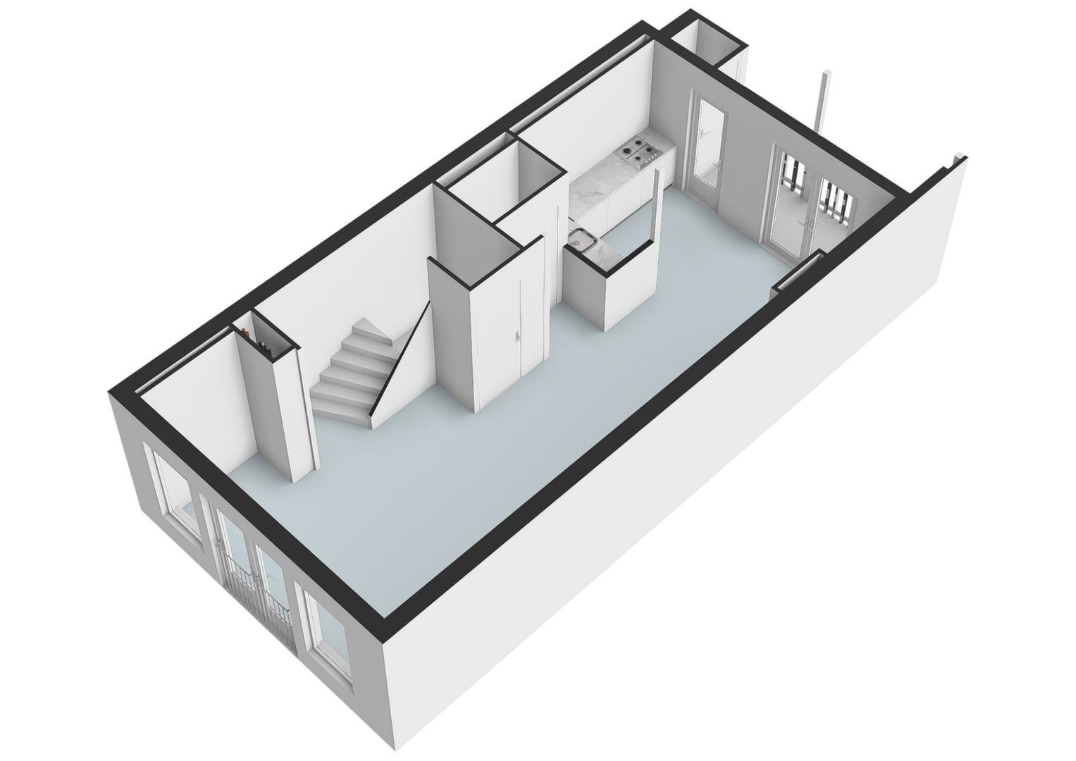 Van der Hoopstraat 99 3, Amsterdam plattegrond-2
