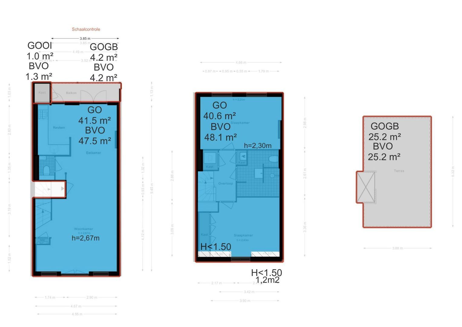 Van der Hoopstraat 99 3, Amsterdam plattegrond-9