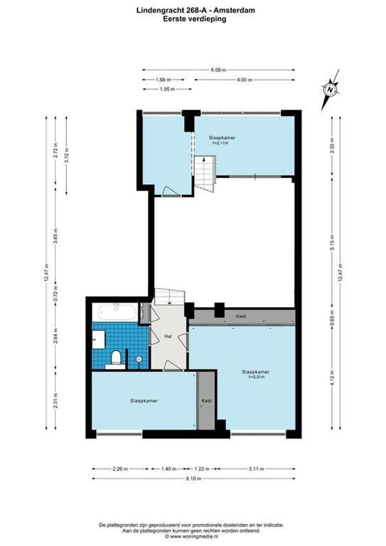Lindengracht 268 A, Amsterdam plattegrond-3