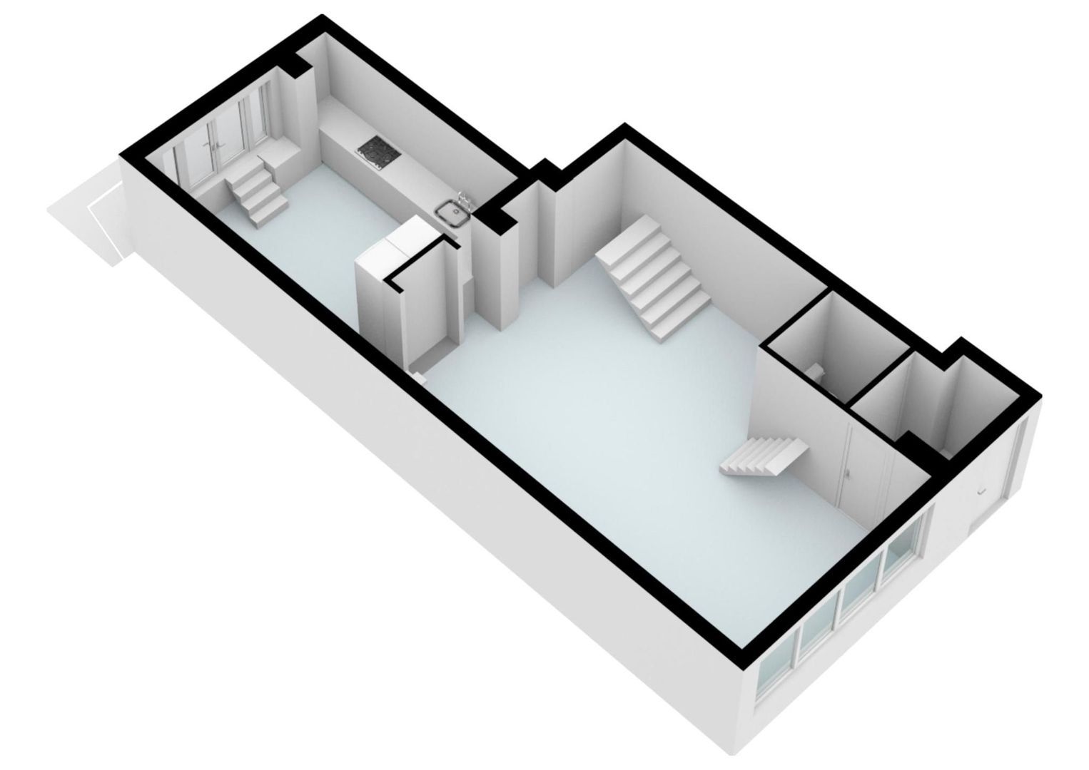 Lindengracht 268 A, Amsterdam plattegrond-1