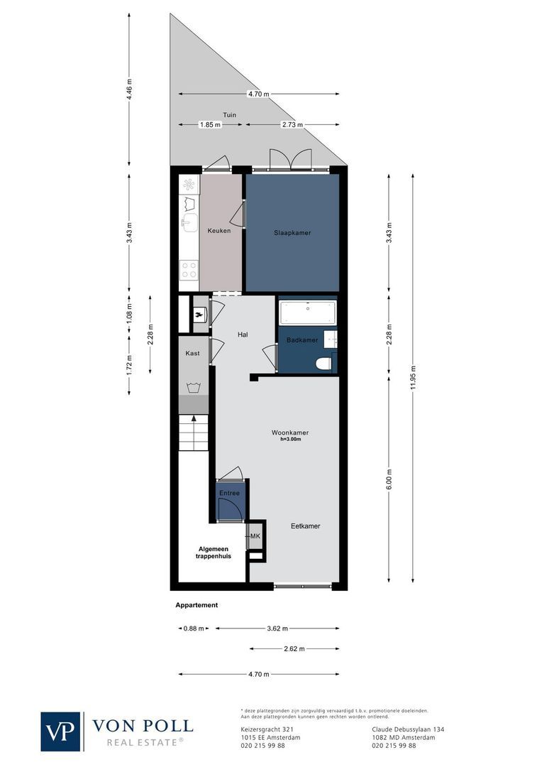 Pieter Langendijkstraat 16 H, Amsterdam plattegrond-0