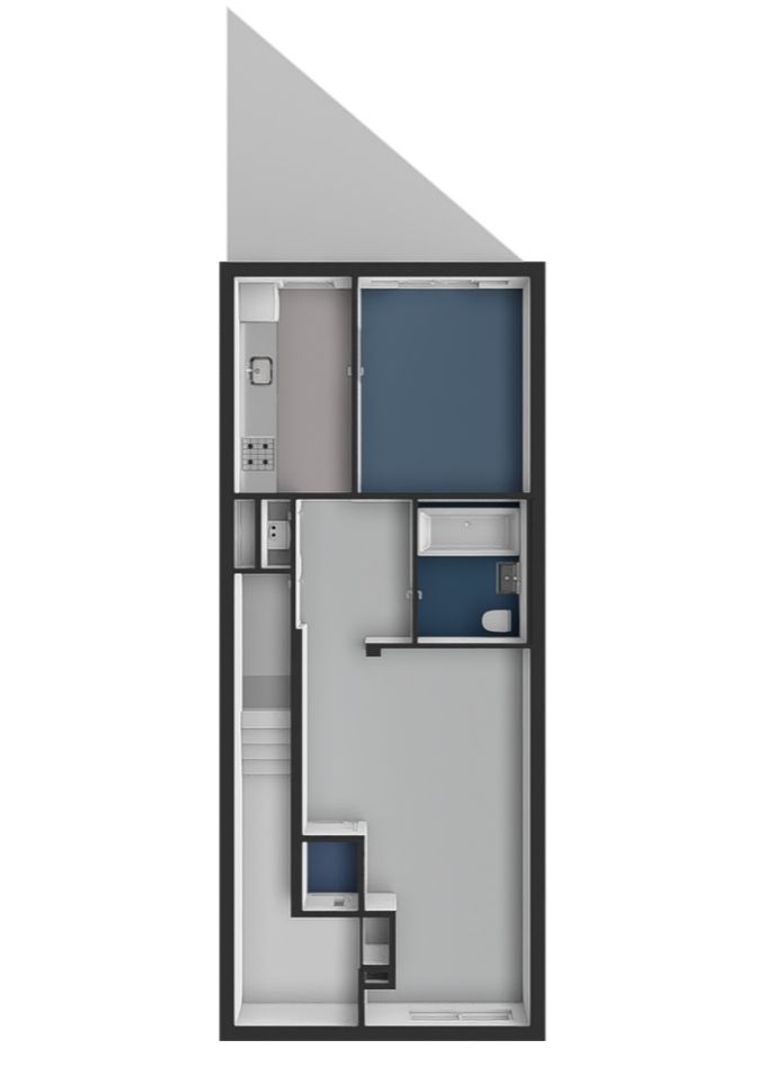 Pieter Langendijkstraat 16 H, Amsterdam plattegrond-1