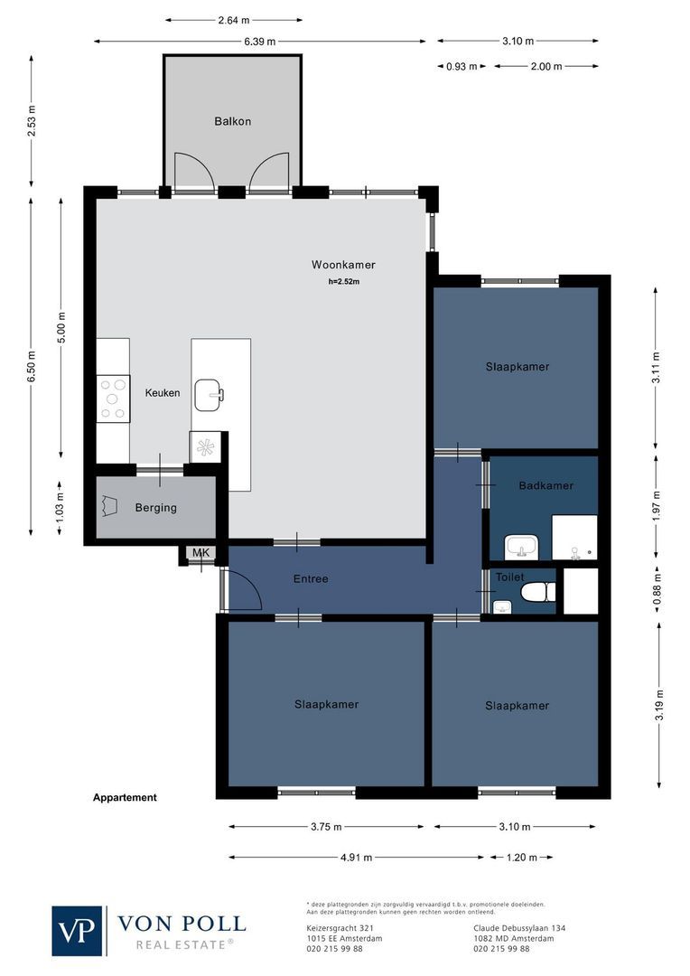 Marcantilaan 22, Amsterdam plattegrond-0