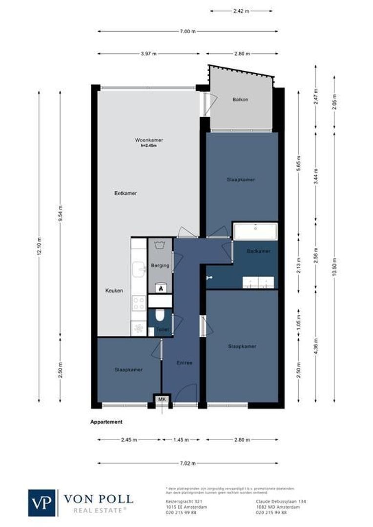 Hoogte Kadijk 245, Amsterdam plattegrond-0