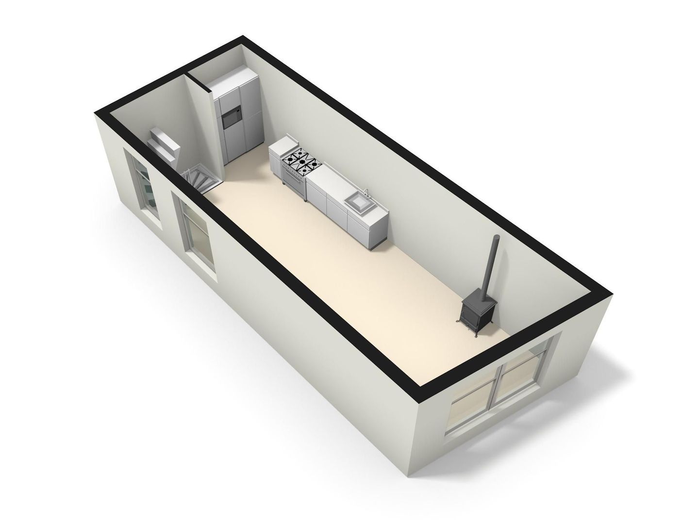 Rapenburg 105, Amsterdam plattegrond-7
