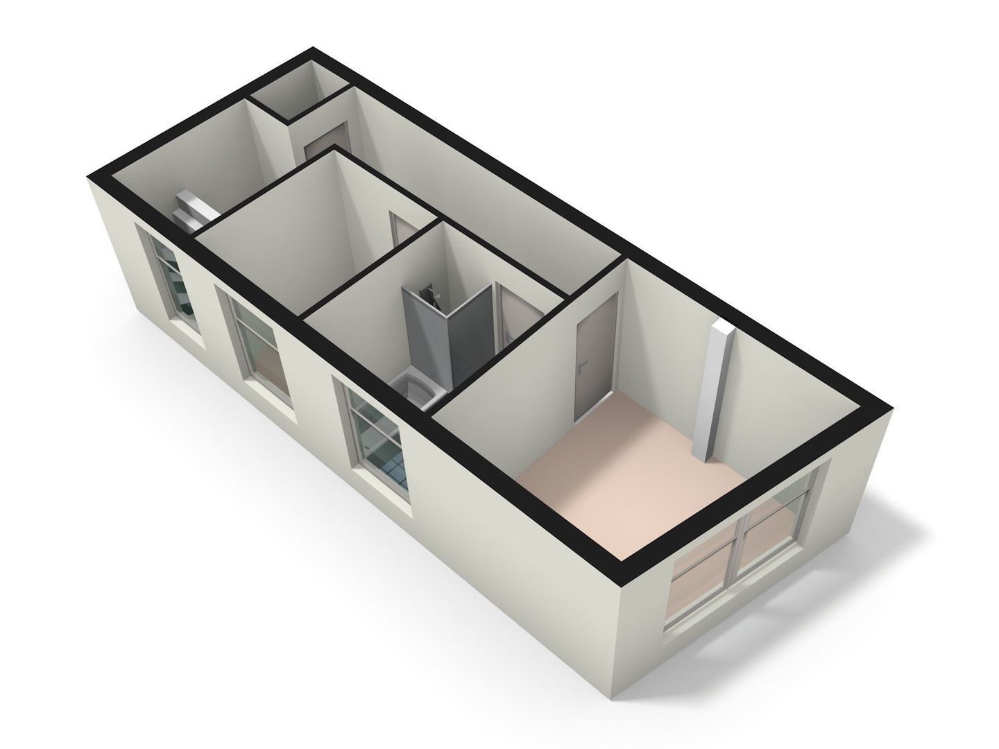 Rapenburg 105, Amsterdam plattegrond-8