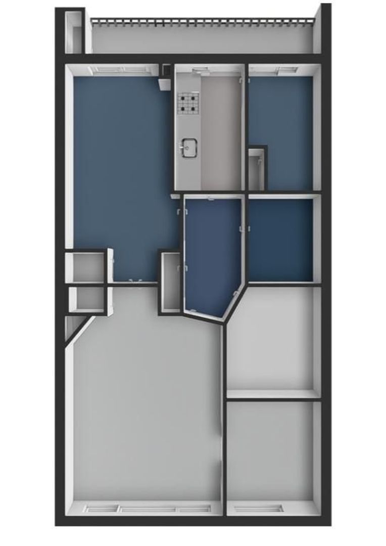 Orteliuskade 50 1, Amsterdam plattegrond-1