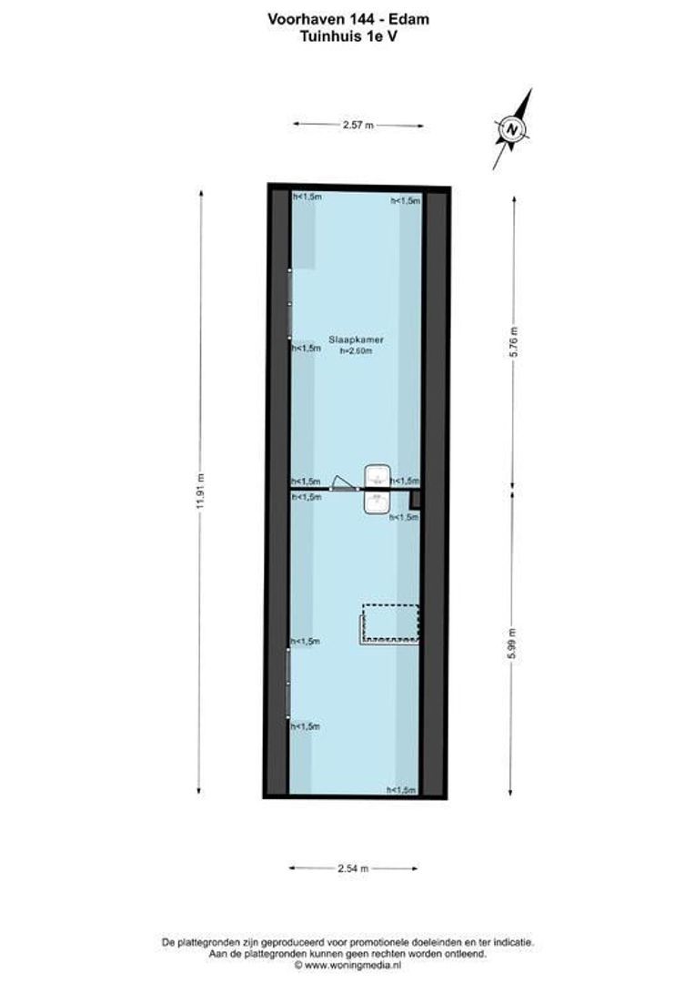 Voorhaven 144, Edam plattegrond-6