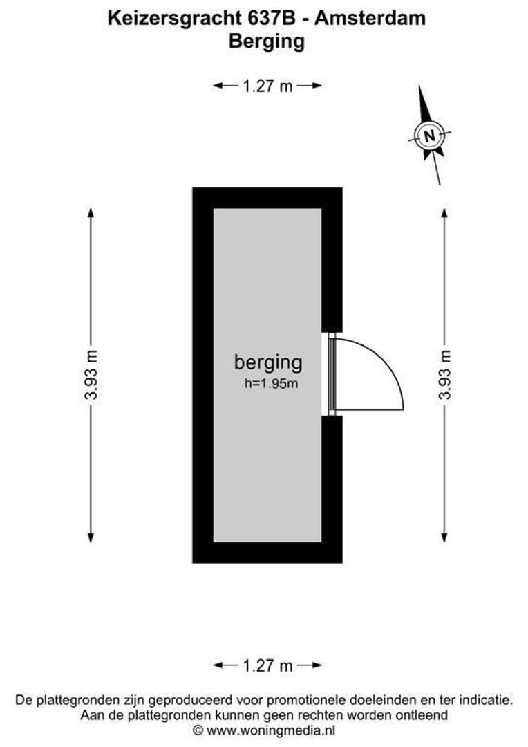 Keizersgracht 637 B, Amsterdam plattegrond-0