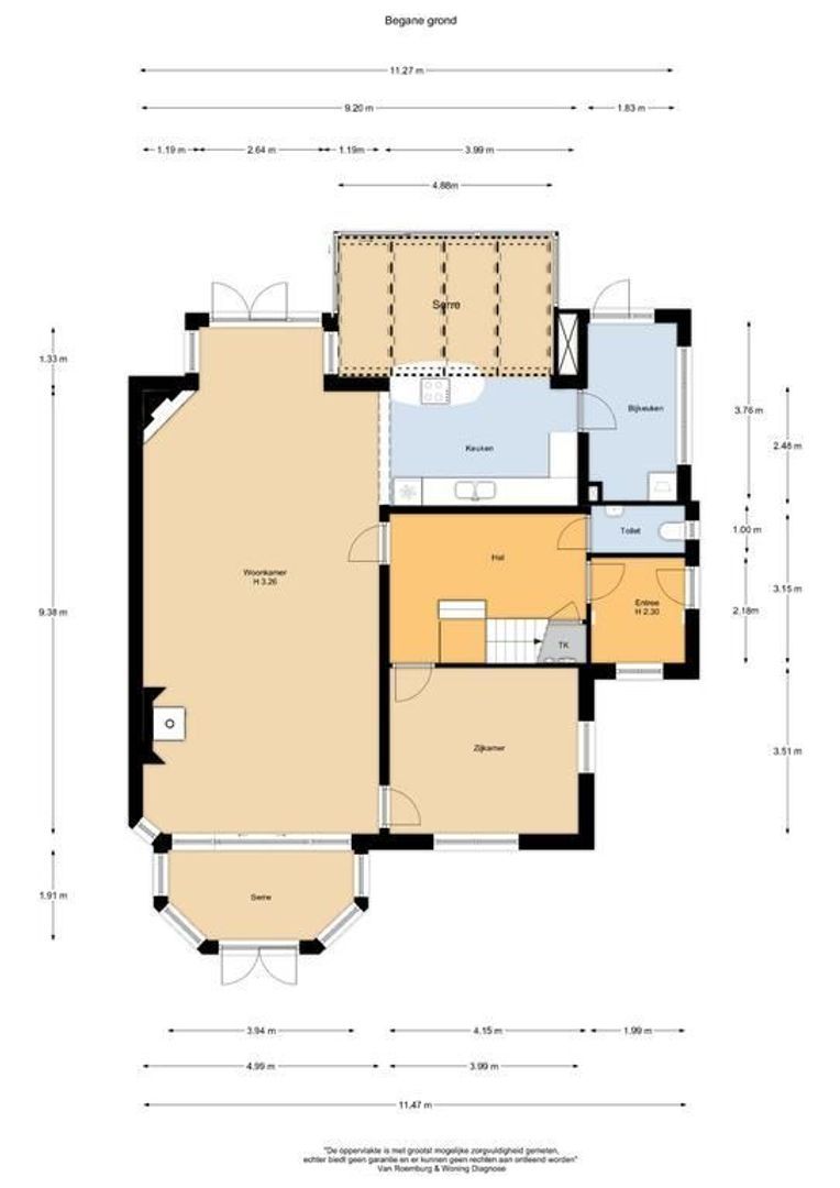 Zandvoortselaan 13, Zandvoort plattegrond-0
