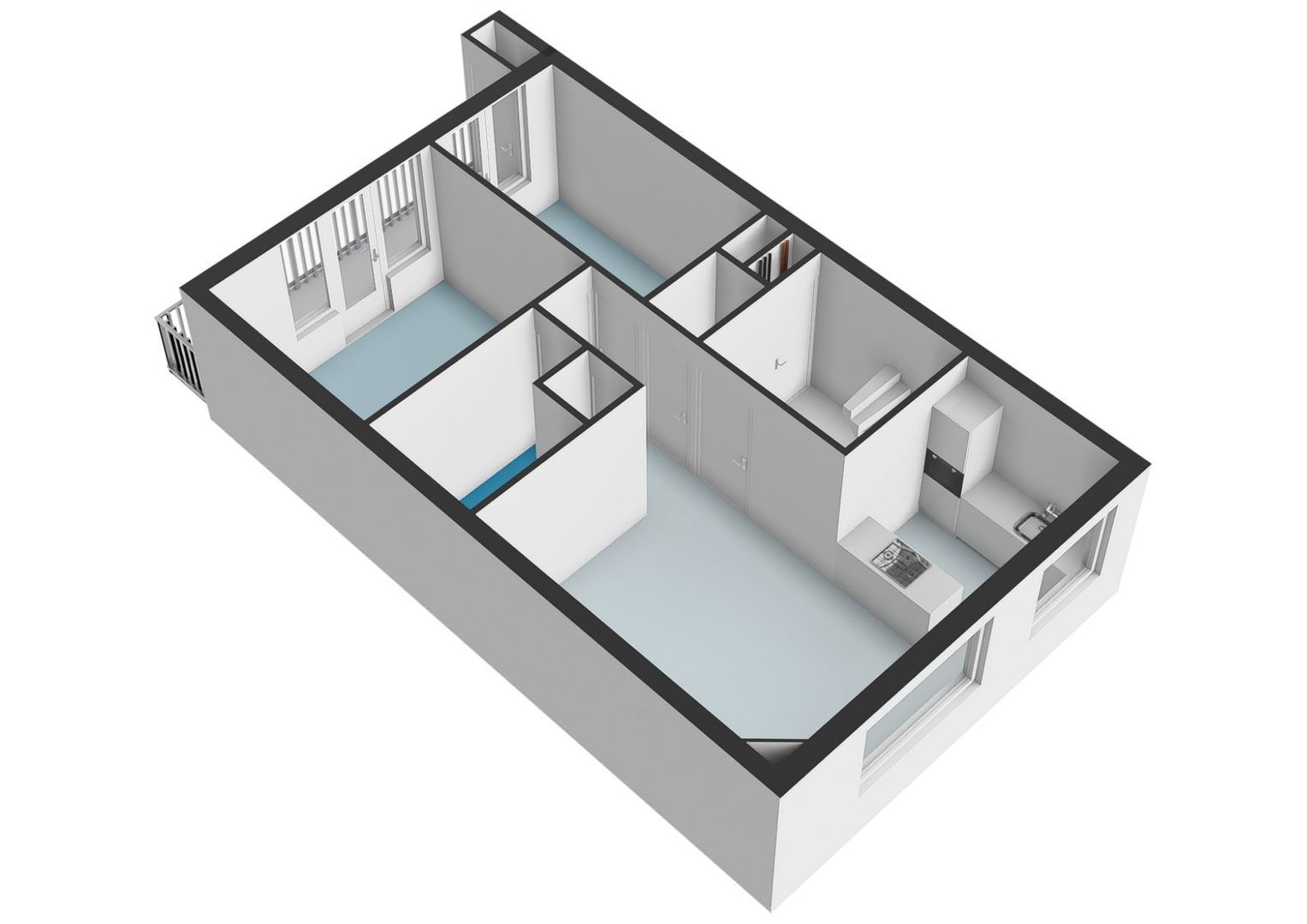 Witte de Withstraat 152 2, Amsterdam plattegrond-1