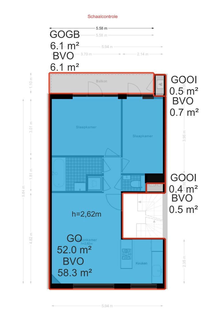 Witte de Withstraat 152 2, Amsterdam plattegrond-2