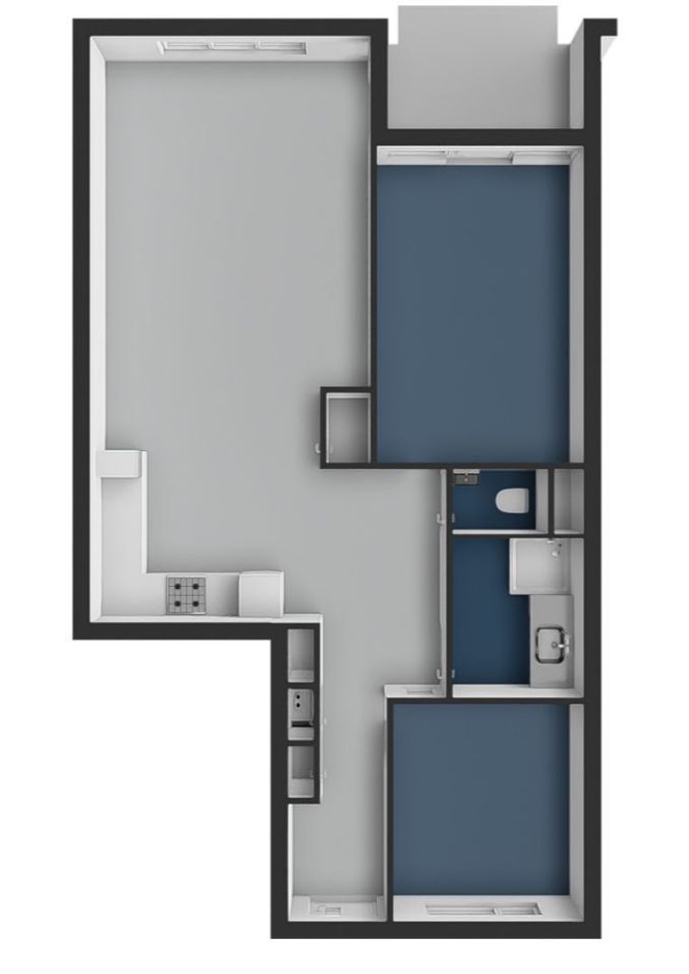 Karel du Jardinstraat 51 D, Amsterdam plattegrond-2