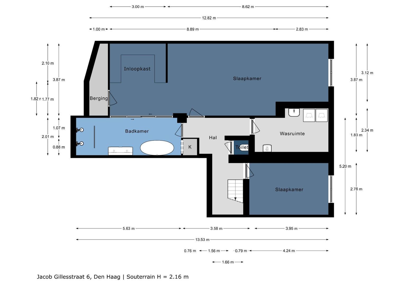 Jacob Gillesstraat 6, Den Haag plattegrond-0
