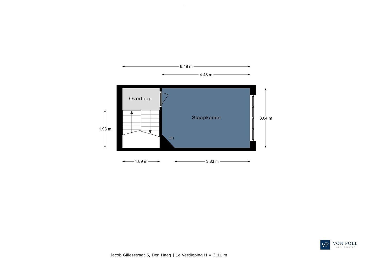 Jacob Gillesstraat 6, Den Haag plattegrond-1