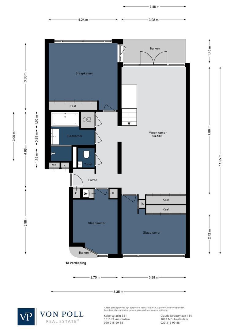Lizzy Ansinghstraat 60, Amsterdam plattegrond-0