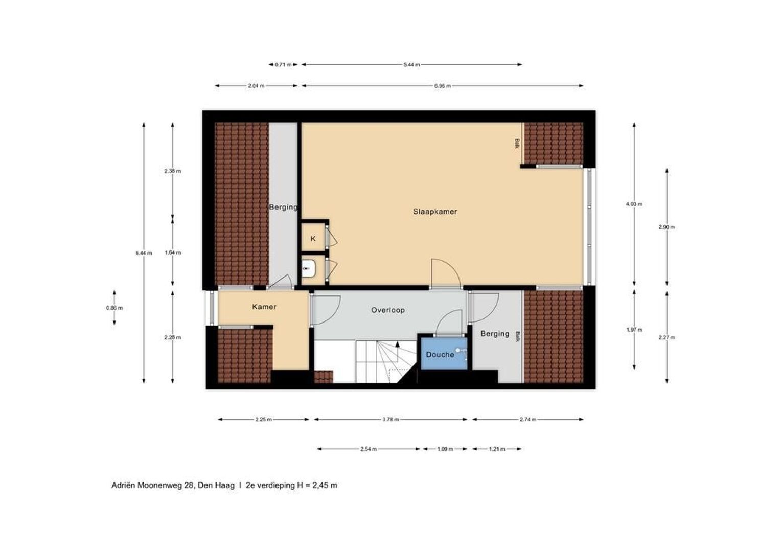 Adrien Moonenweg 28, Den Haag plattegrond-2
