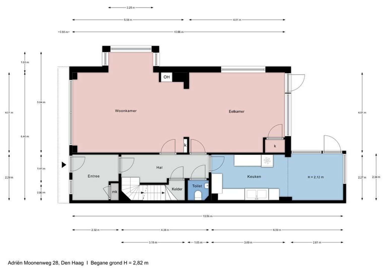 Adrien Moonenweg 28, Den Haag plattegrond-0