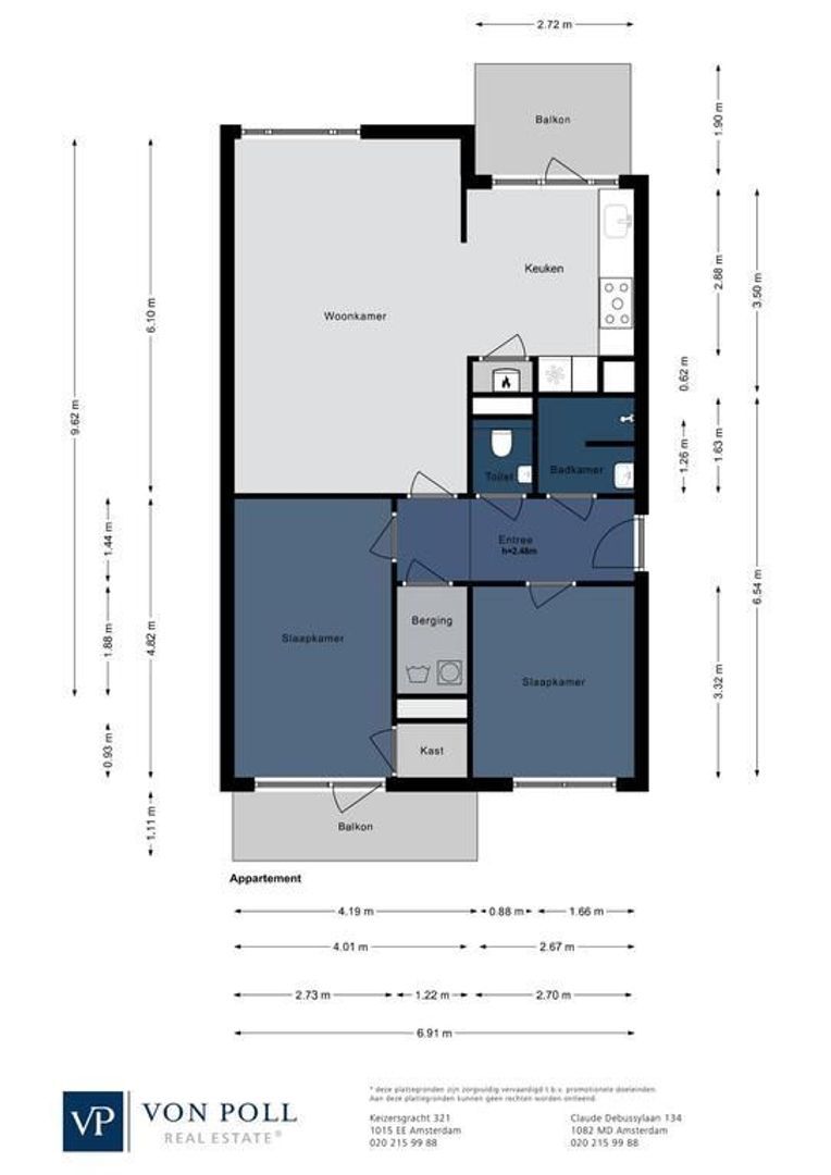 De Wittenkade 18 D, Amsterdam plattegrond-0