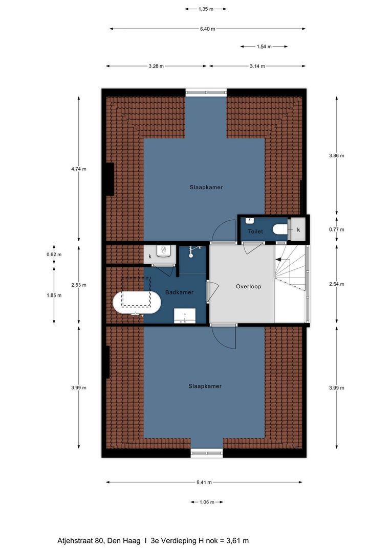 Atjehstraat 80, Den Haag plattegrond-3