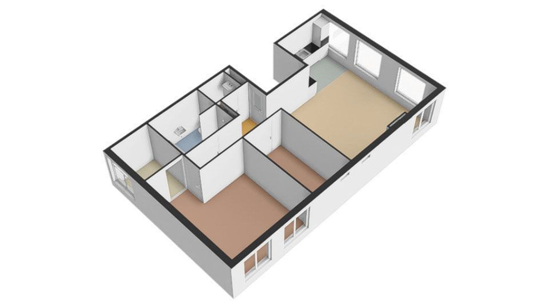 Bellamystraat 11 3, Amsterdam plattegrond-1