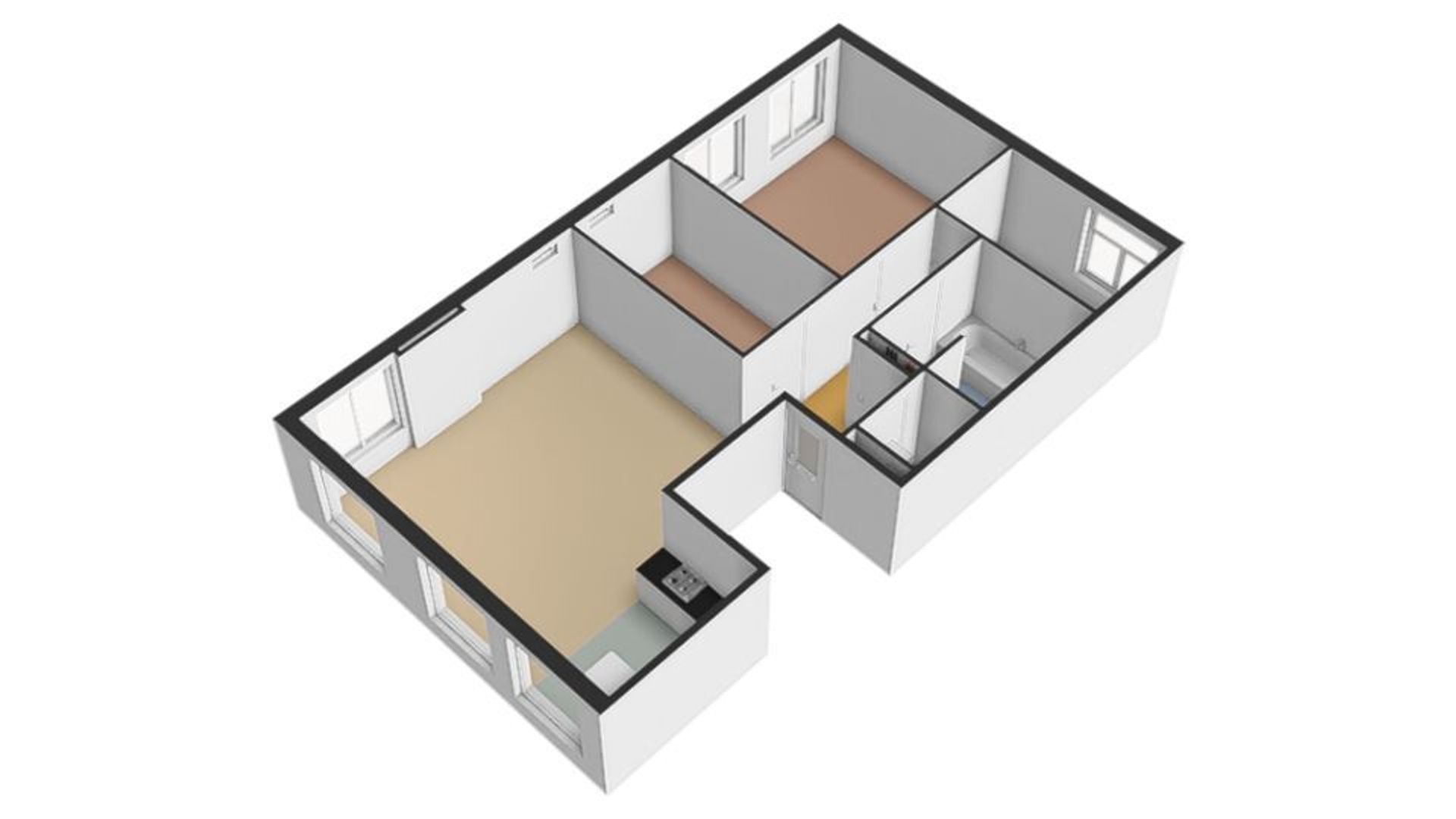Bellamystraat 11 3, Amsterdam plattegrond-5