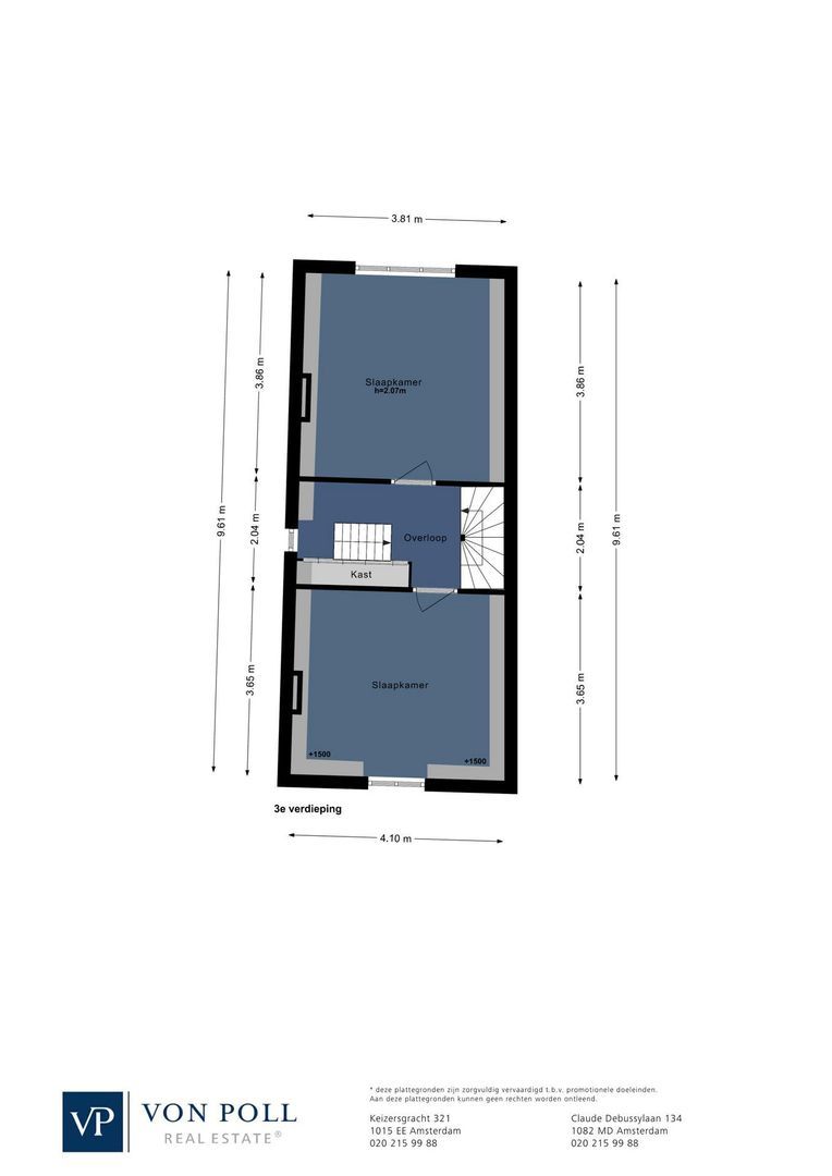 Beulingstraat 9 1, Amsterdam plattegrond-2