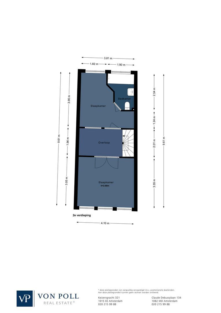 Beulingstraat 9 1, Amsterdam plattegrond-1