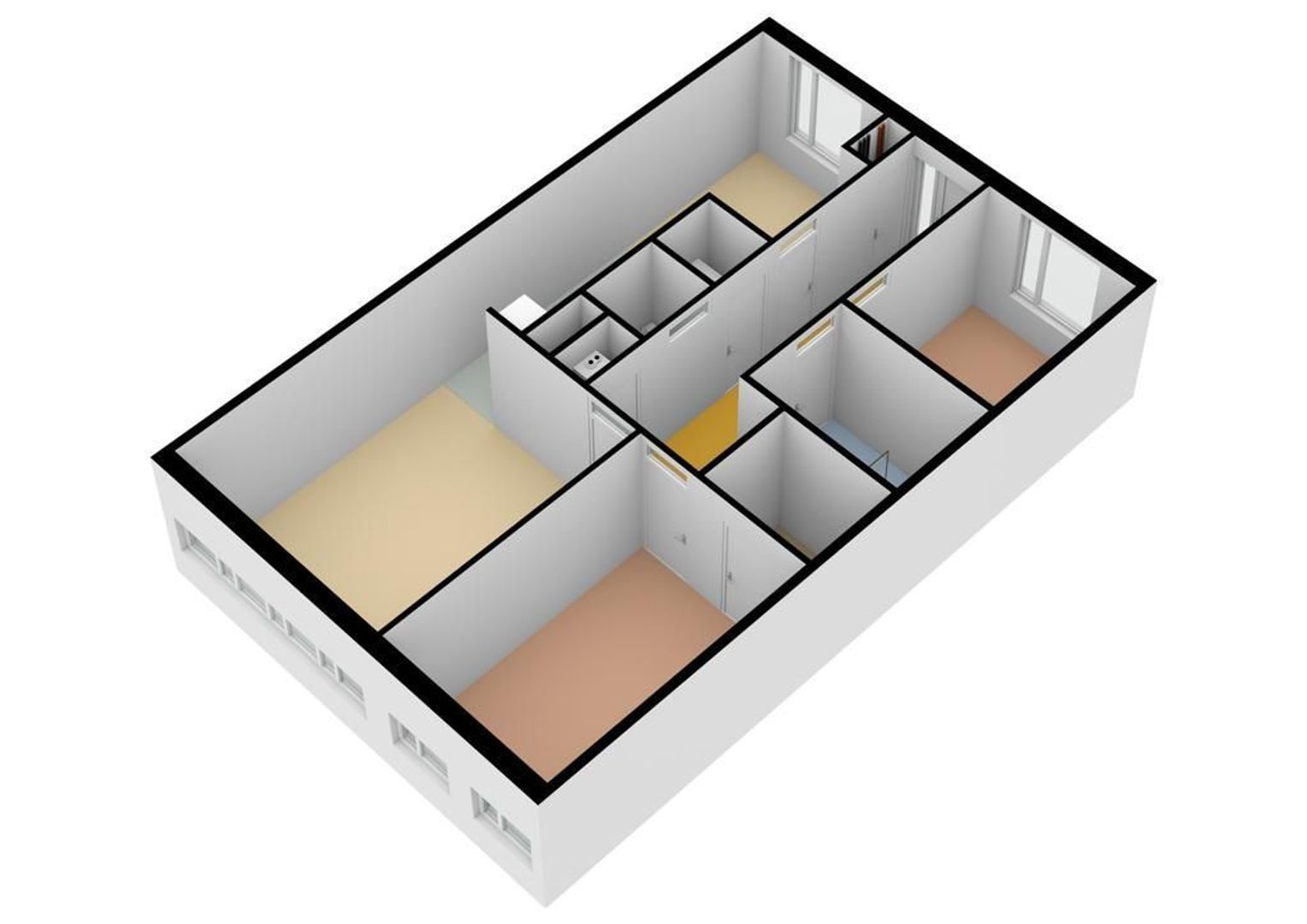 Witte de Withstraat 1 G, Amsterdam plattegrond-3
