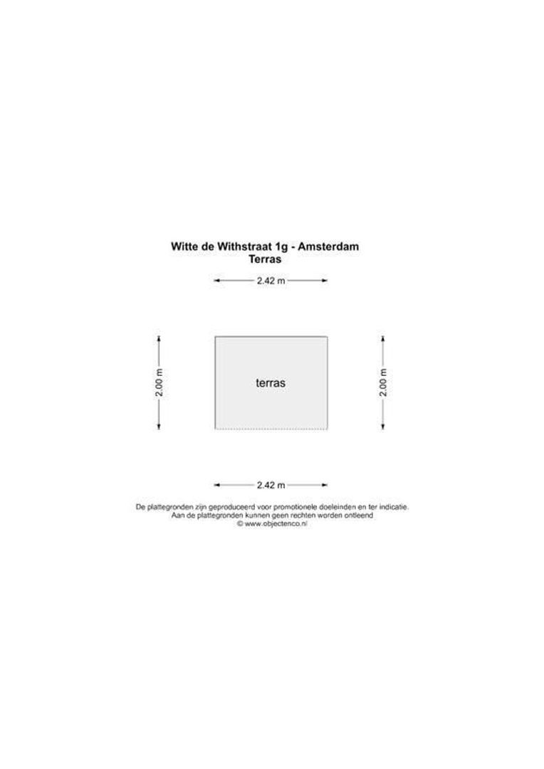 Witte de Withstraat 1 G, Amsterdam plattegrond-6