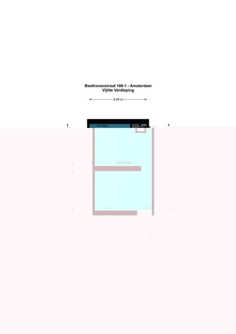 Beethovenstraat 106 1, Amsterdam plattegrond-2