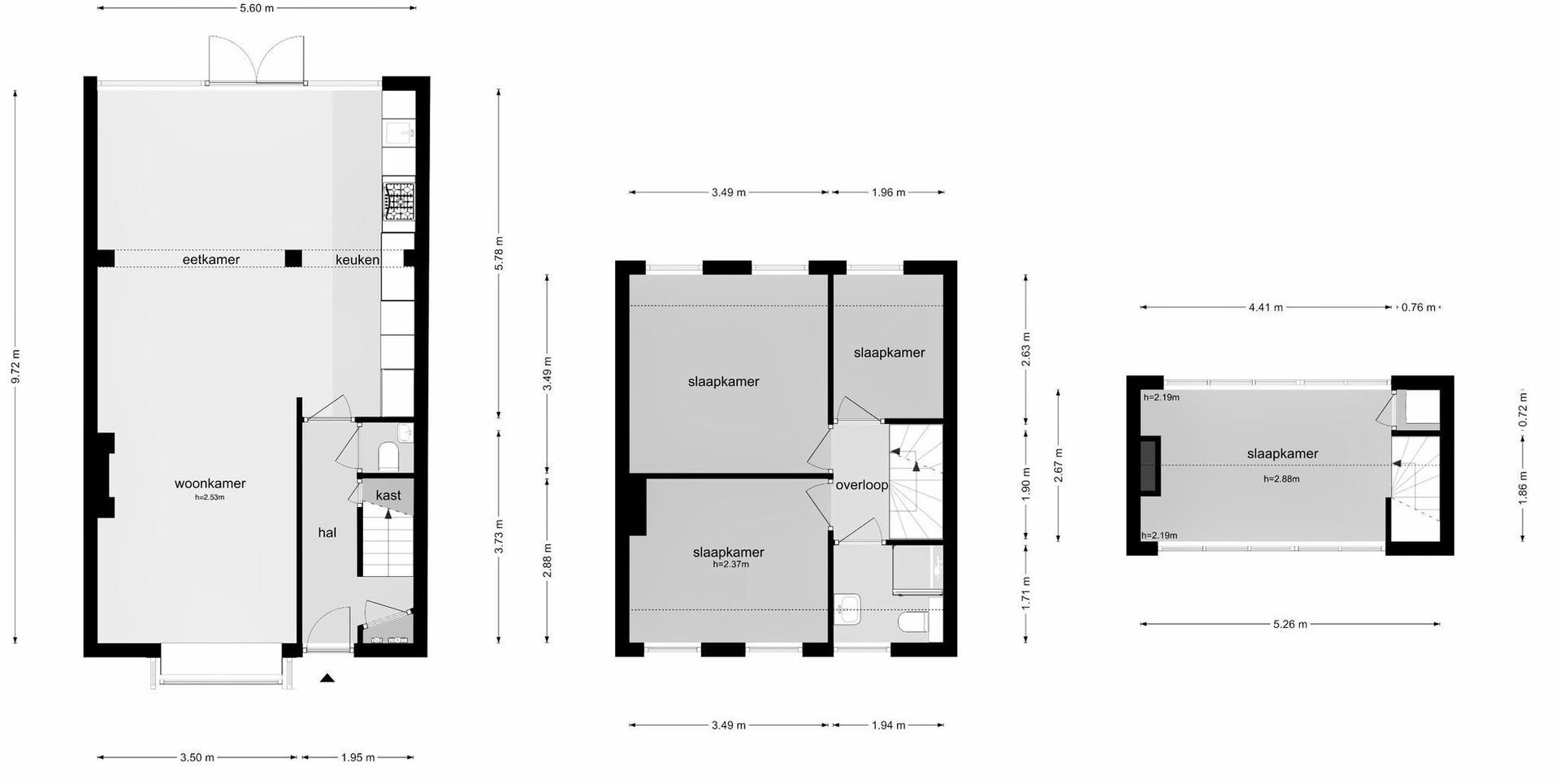 Wibautlaan 27, Amstelveen plattegrond-0