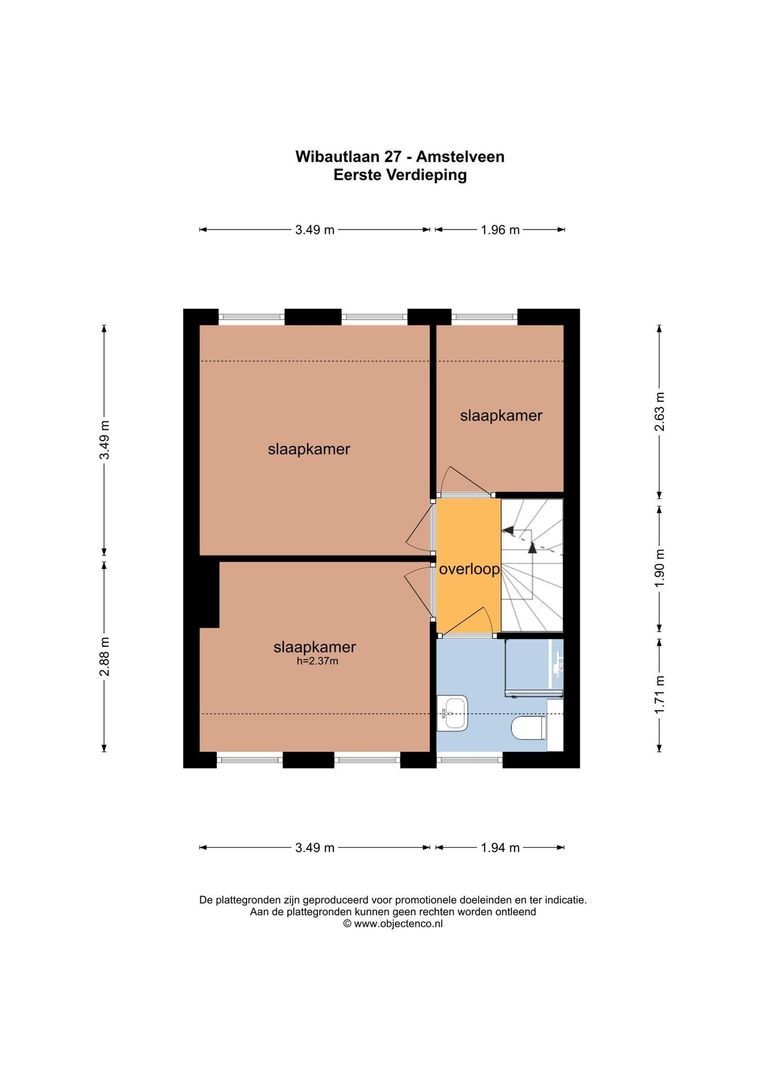 Wibautlaan 27, Amstelveen plattegrond-5