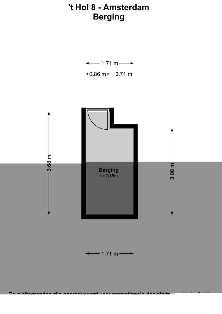 't Hol 8, Amsterdam plattegrond-0