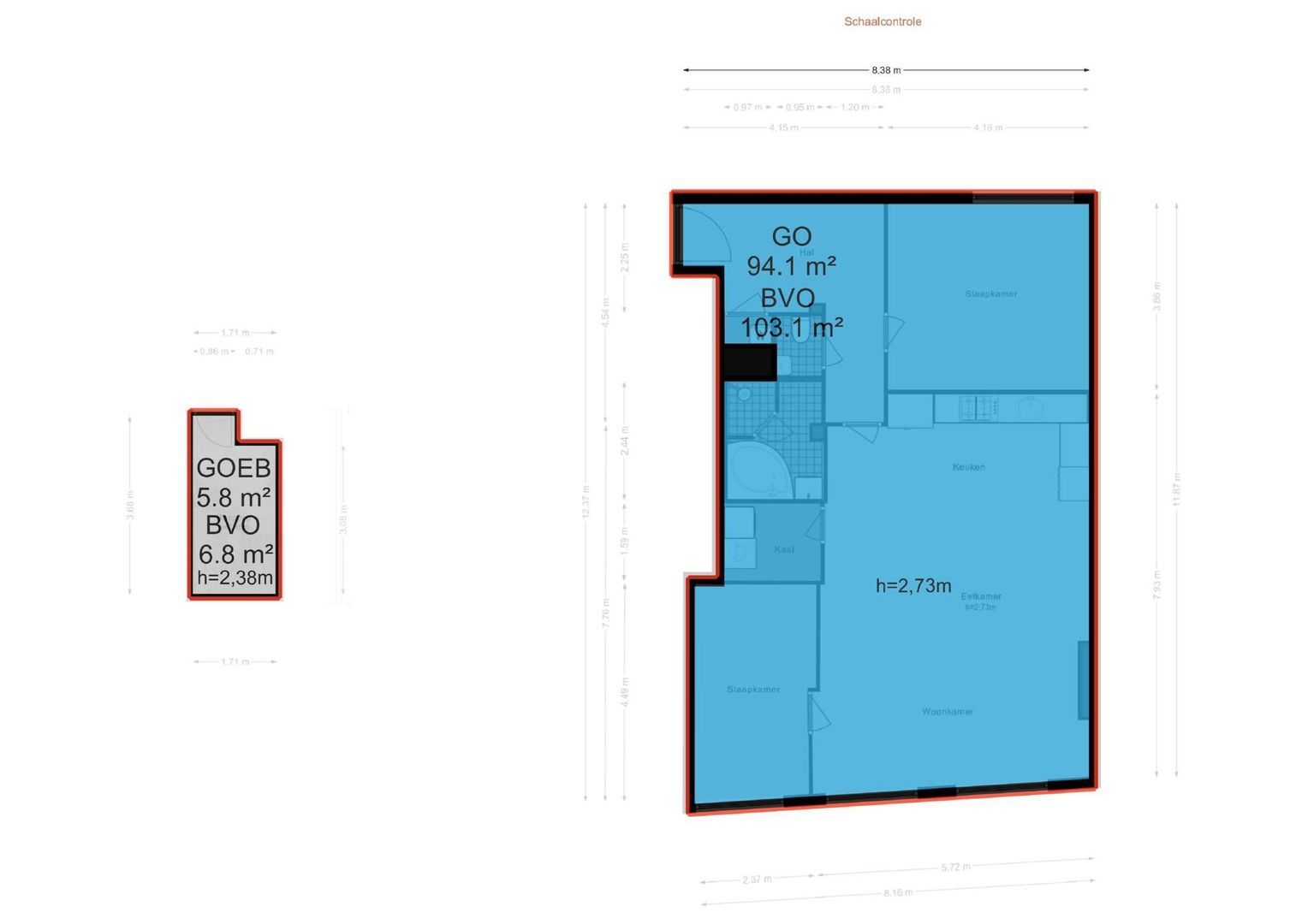 't Hol 8, Amsterdam plattegrond-6