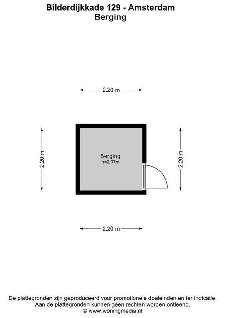 Bilderdijkkade 129, Amsterdam plattegrond-3