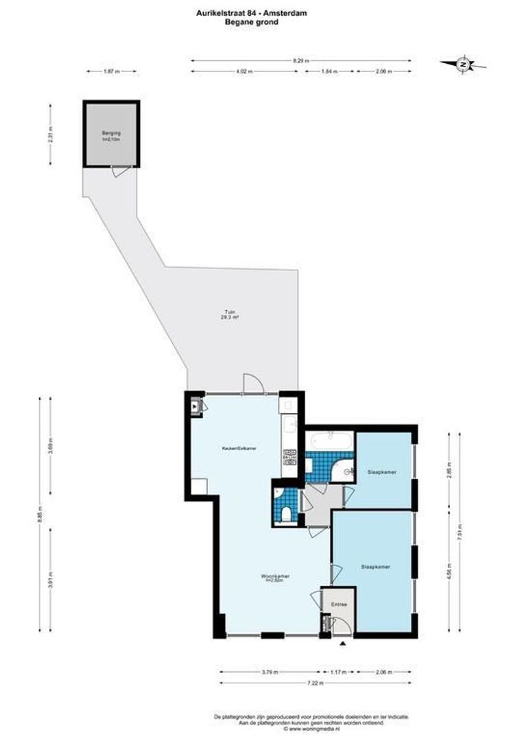 Aurikelstraat 84, Amsterdam plattegrond-0