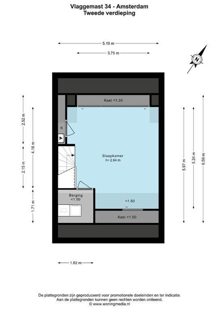 Vlaggemast 34, Amsterdam plattegrond-10
