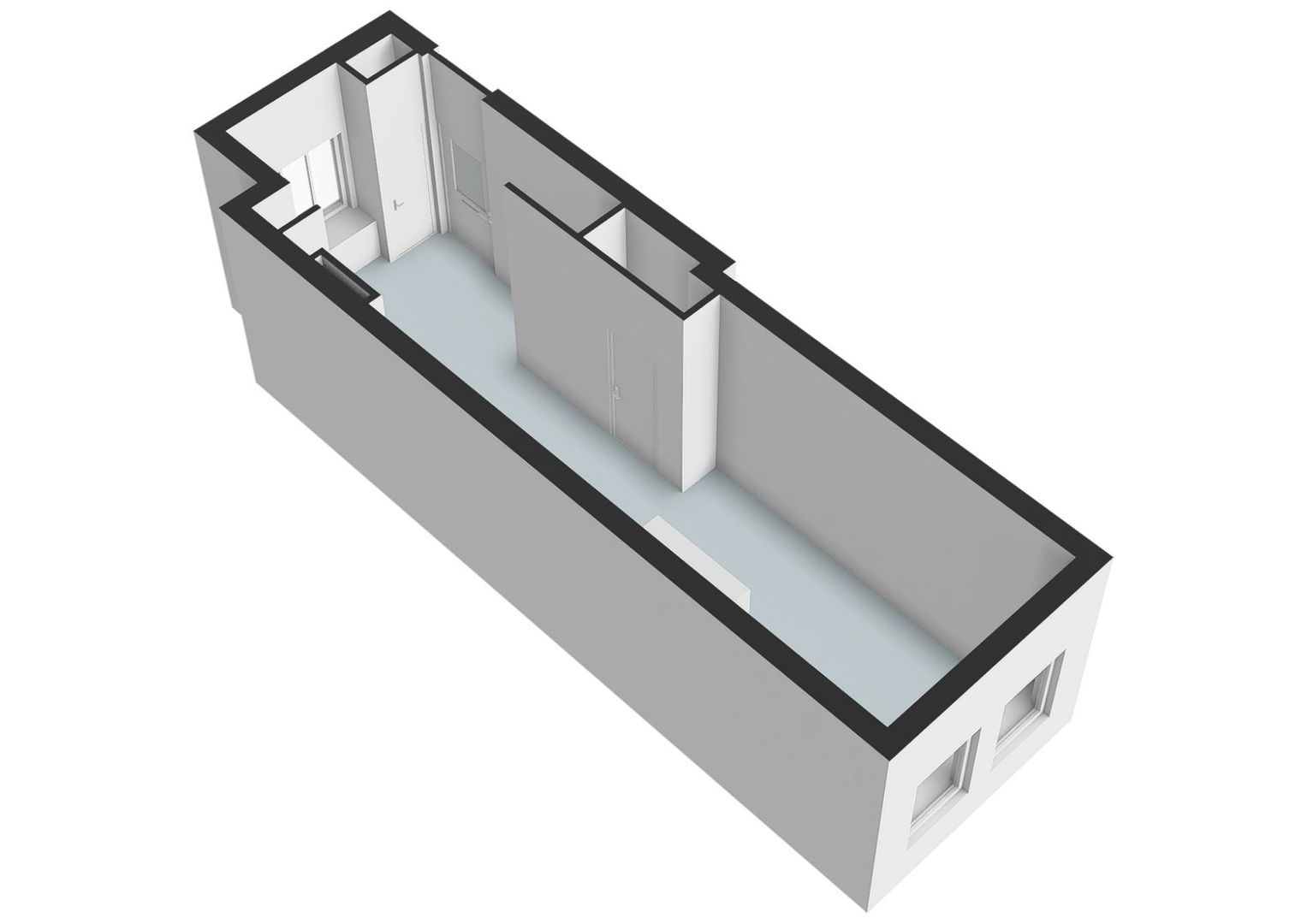 Prinsengracht 415 A, Amsterdam plattegrond-1