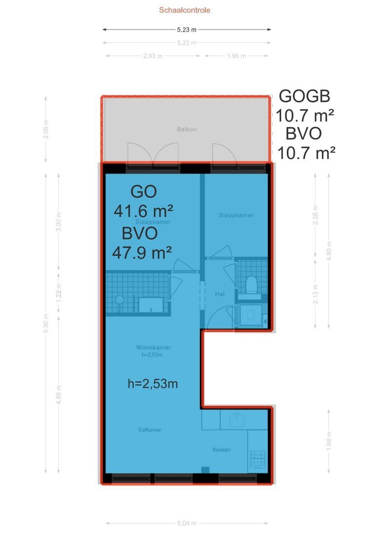 Trompenburgstraat 37 1, Amsterdam plattegrond-3